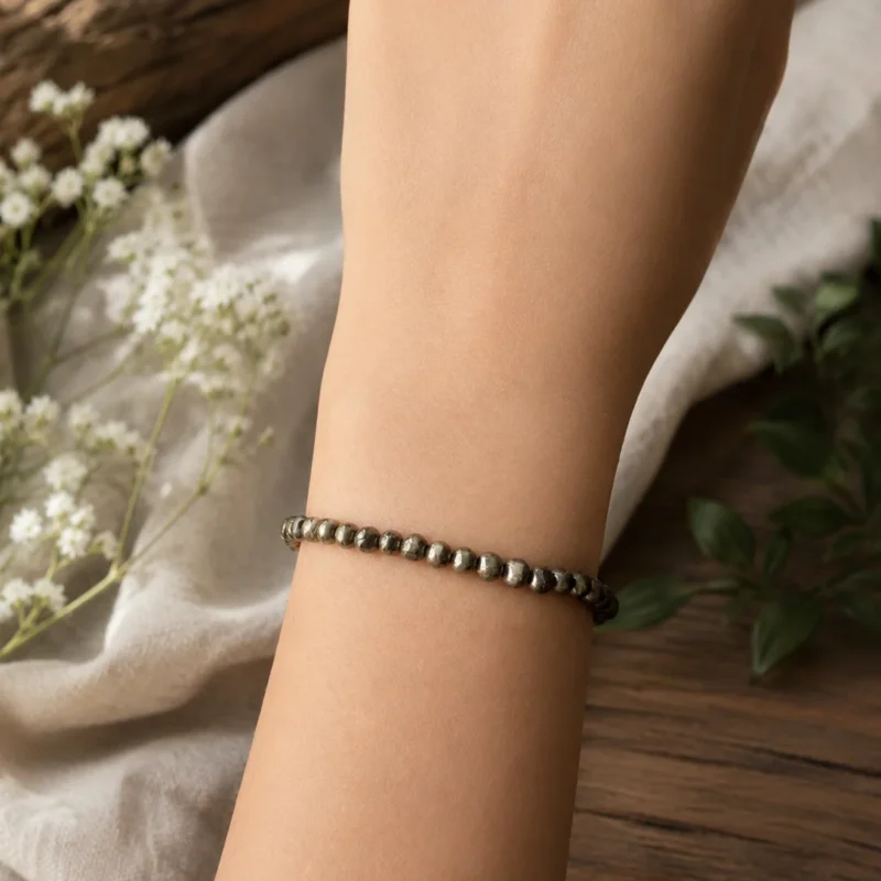 Pulsera pirita - Abundancia, éxito y riqueza